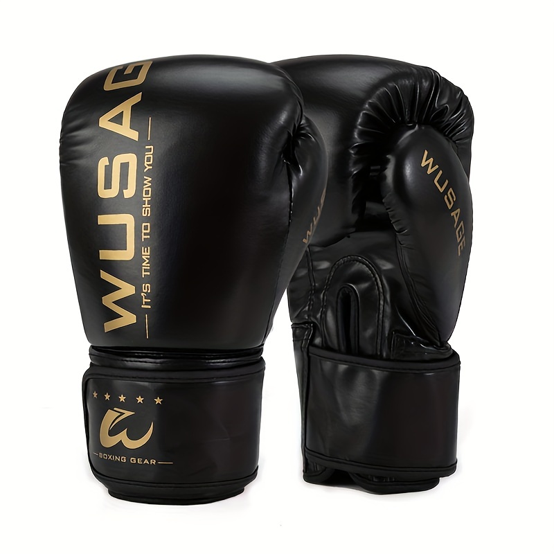 2 paires de gants de boxe gants d'entraînement gants de sac lourd pour  adultes arts martiaux sparring, kickboxing sac de boxe MMA 