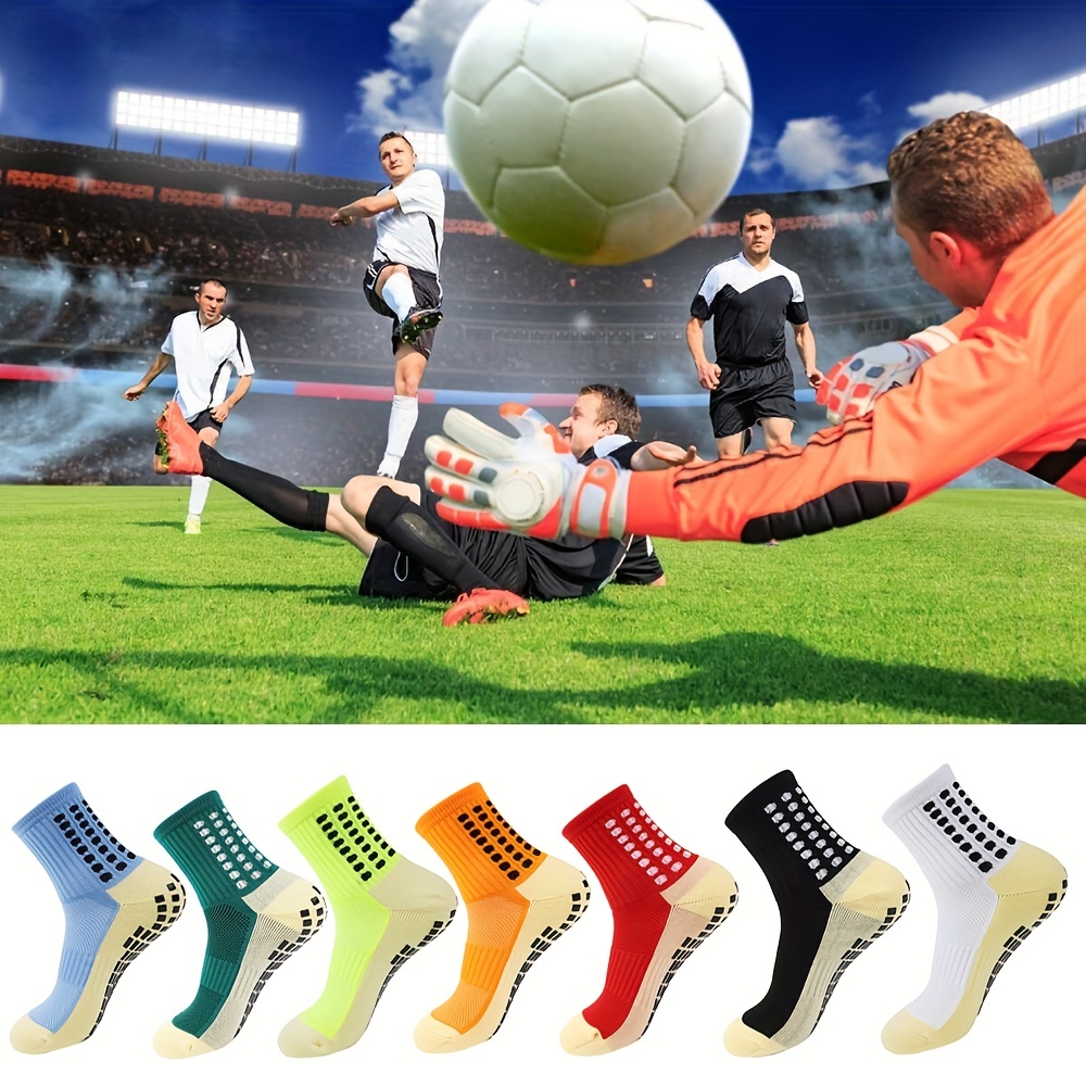 1set Anti-slip Long Football Socks Soccer Sock Sleeve Competition