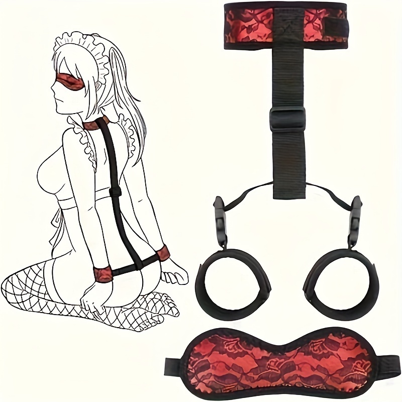 1 Pc Sex Bondage Set Bdsm Contraintes Sex Gear Menottes Réglables Collier  Bondage Kit Accessoires Cou Au Poignet Adulte Contraintes Sex Toy Pour  Femmes Couple, Ne Manquez Pas Ces Bonnes Affaires