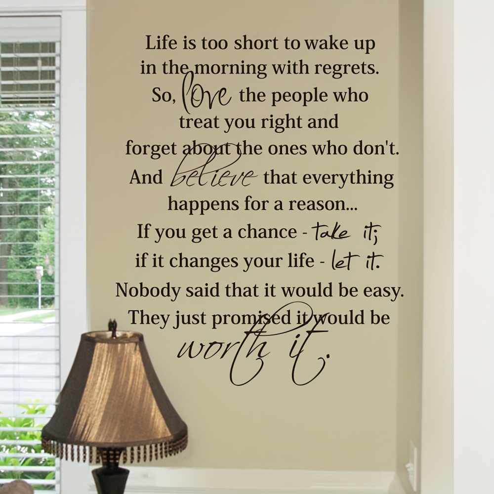 wall decal let them sleep for when they wake