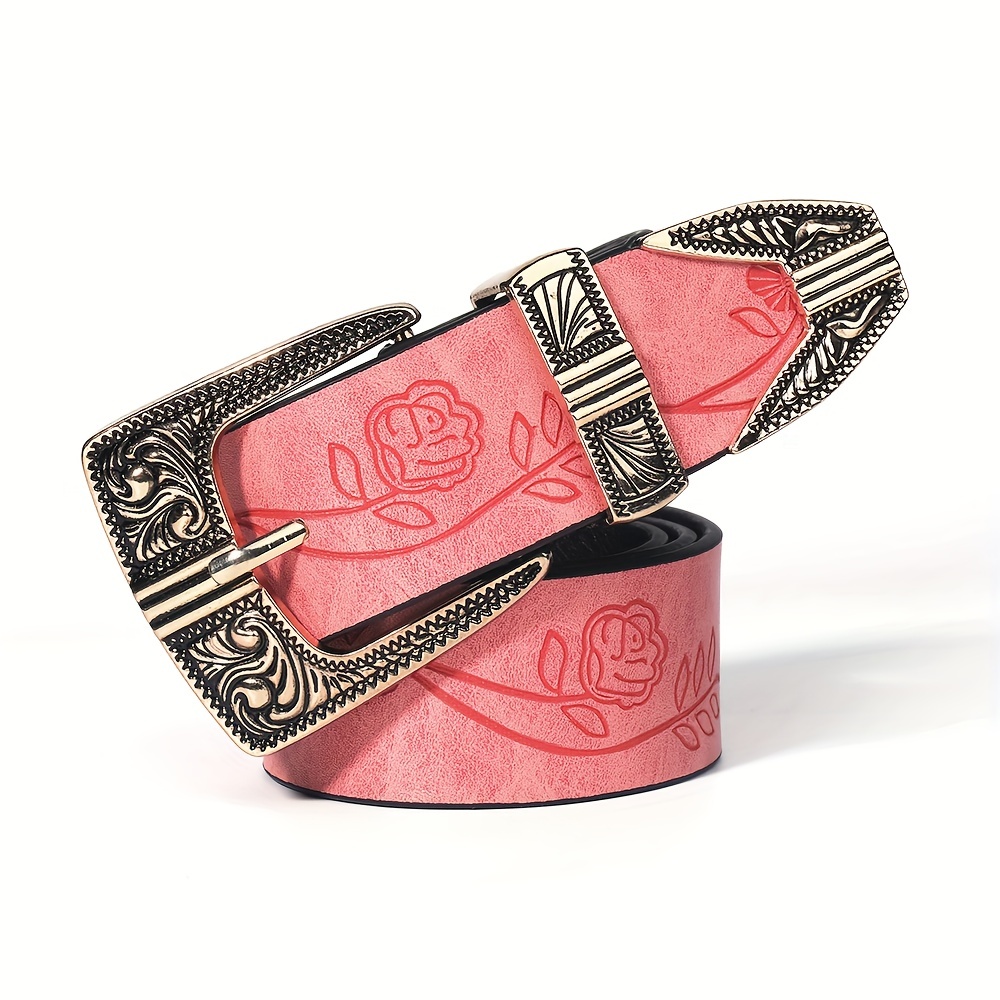 Ladies hotsell pink belt