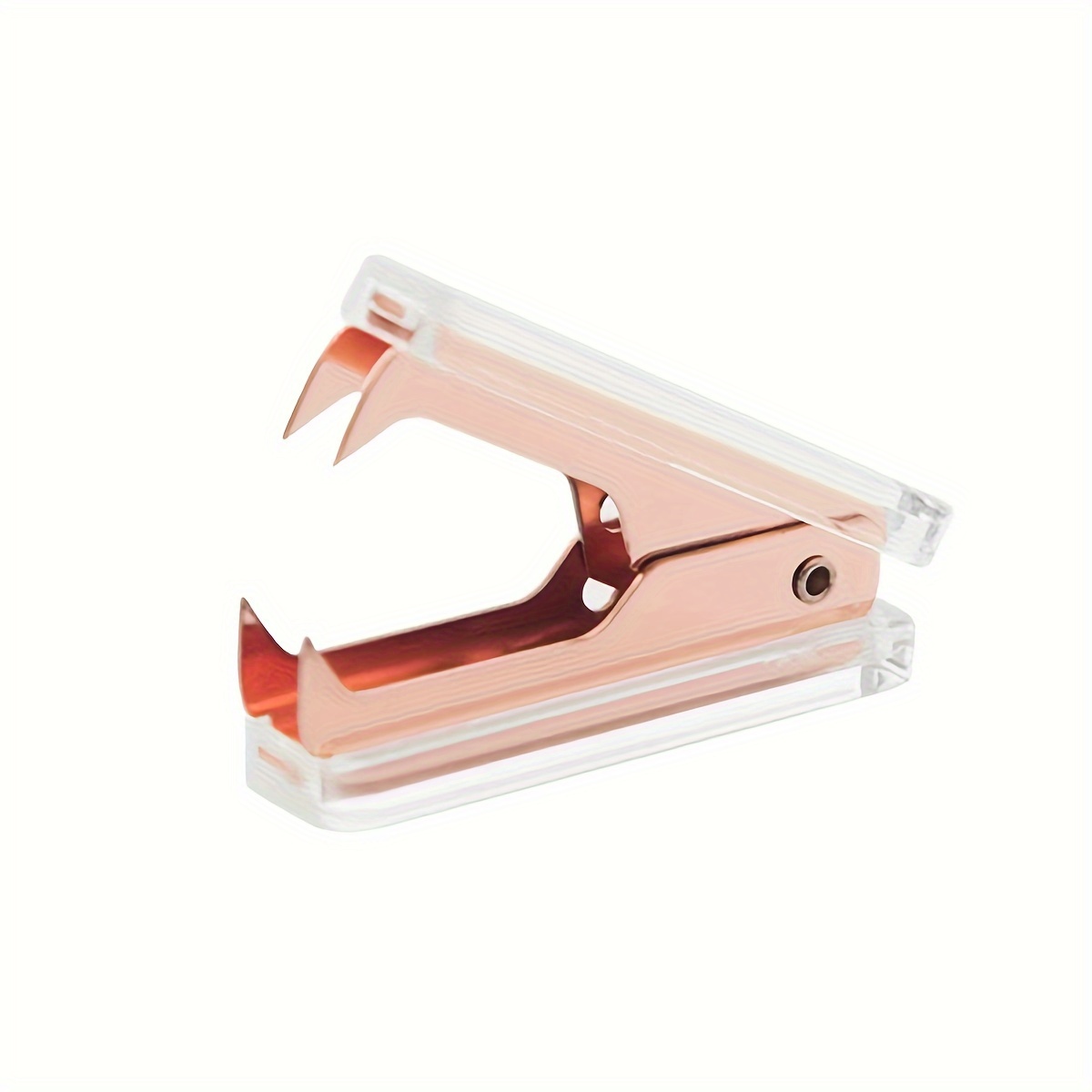 Rose Golden Desk Accessories Acrylic Stapler Staples Remover - Temu