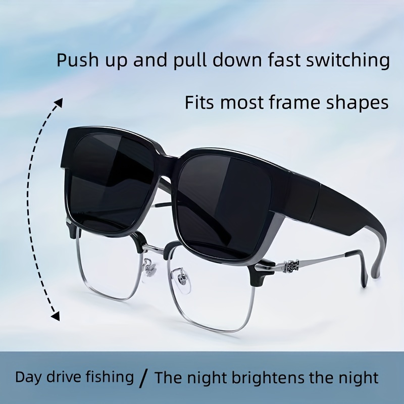 1pc Mens Polarized Photochromic Sunglasses Day And Night Driving Night  Vision Fishing Sunglasses, Shop On Temu And start Saving