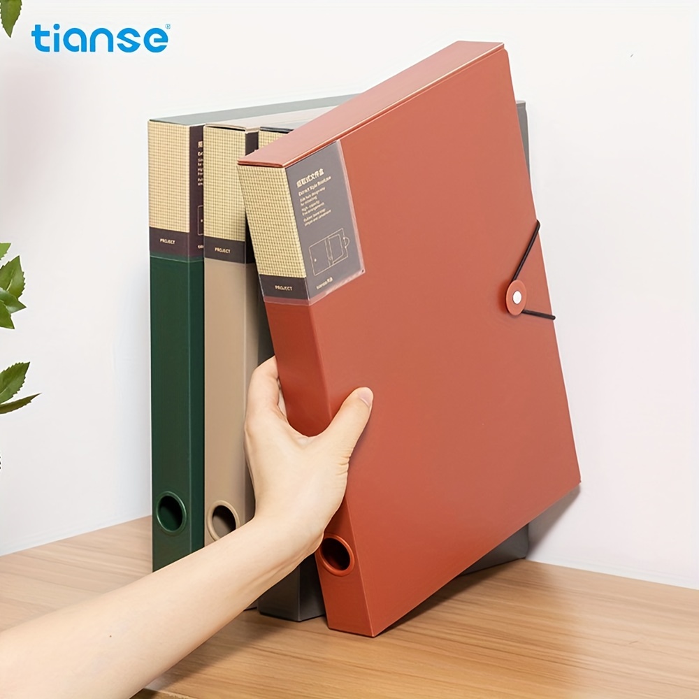 Organize Office Home School Files Tianse A4 Storage File - Temu