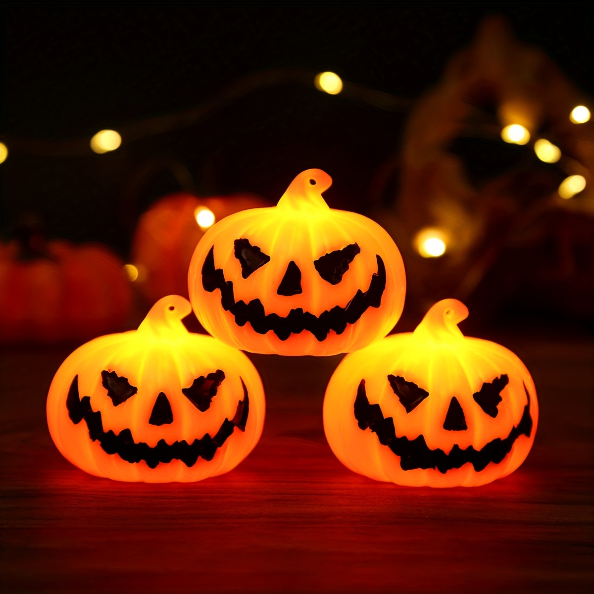 Jack-O'-Lantern Light-Up Mini Lantern Halloween Decorations