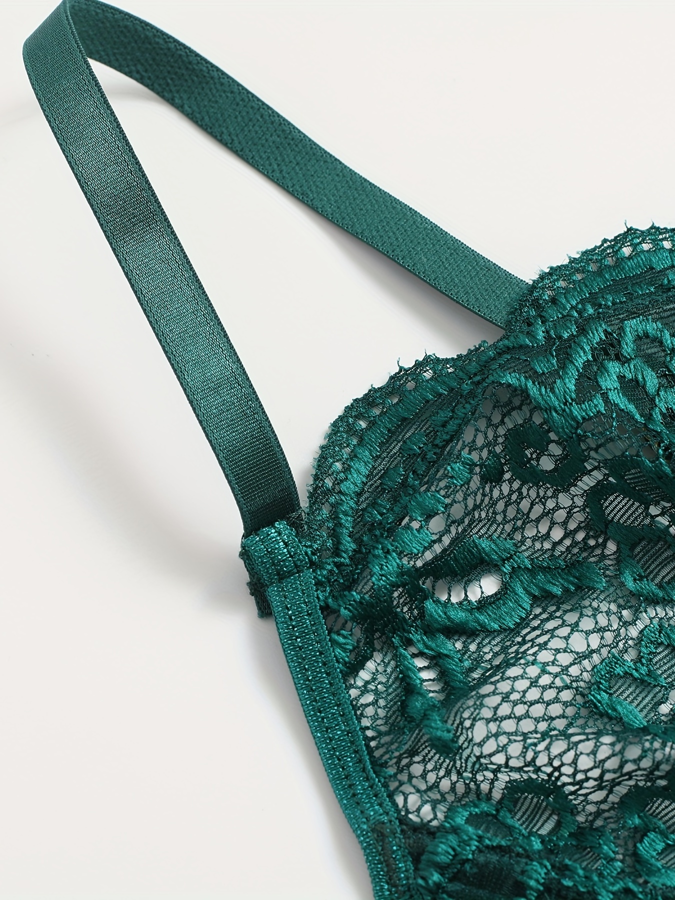 Velvet Lingerie Set Emerald – shasha-lingerie-and-beachwear