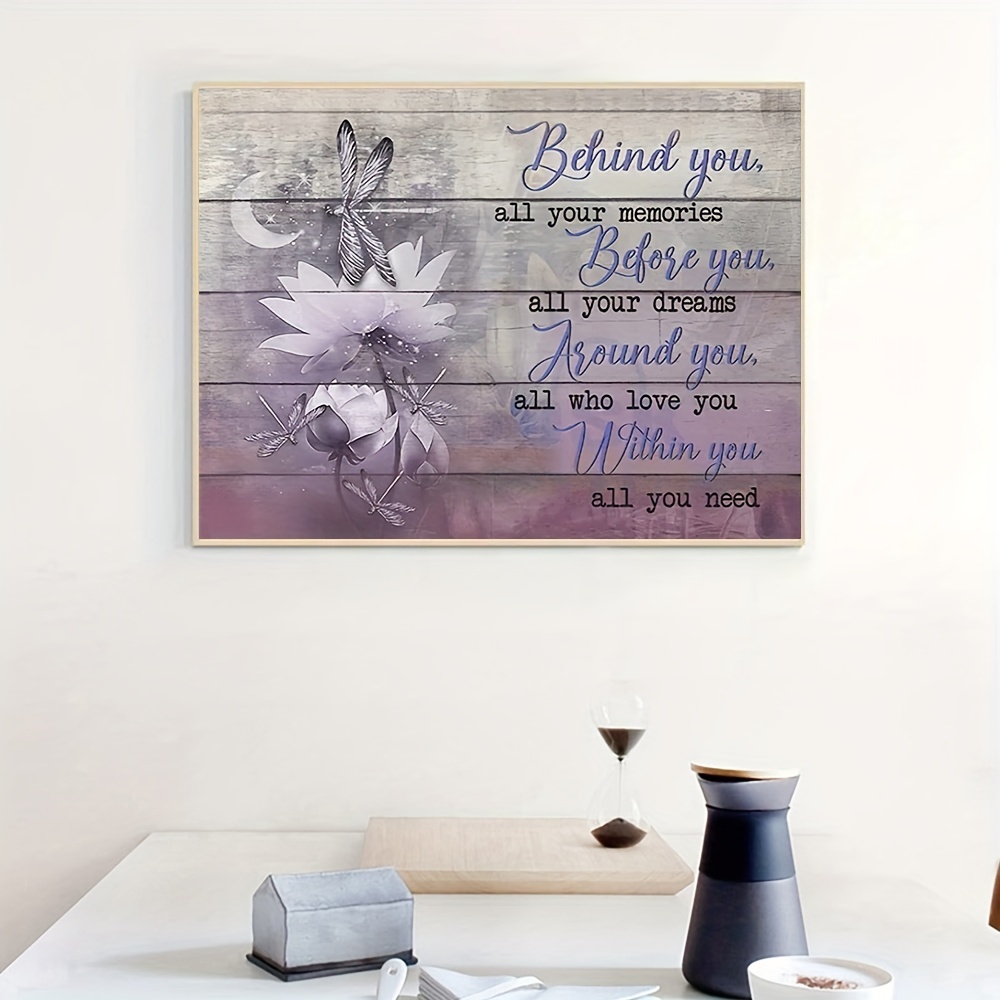 Bathroom Decor Purple Wall Decor Inspirational Quotes Modern