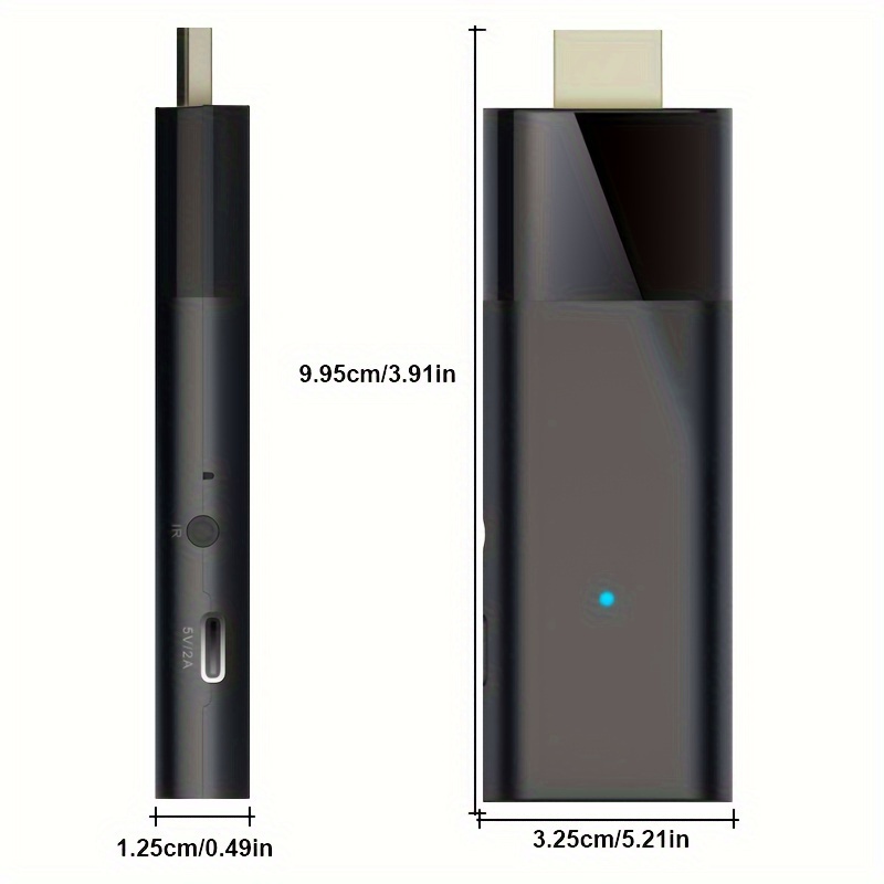 2023 Latest 4k Android Tv Stick Dongle Allwinner H313 1gb 2gb /8gb 16gb Rom  Dual Band Wifi 2.4g/5g+wireless Support Miracast Smart Tv Stick(no Ethernet  Port, No Iptv) - Smart Home - Temu