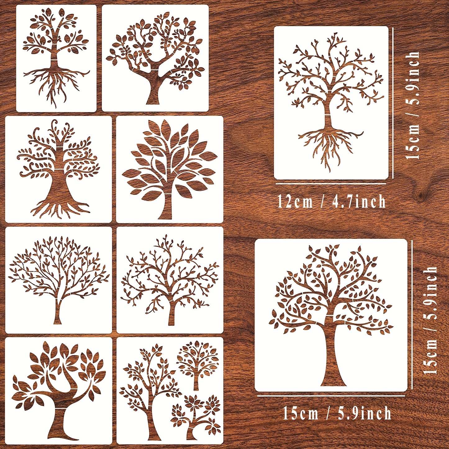 Tree Stencils Tree of Life Stencil for Painting on Wood Airbrush