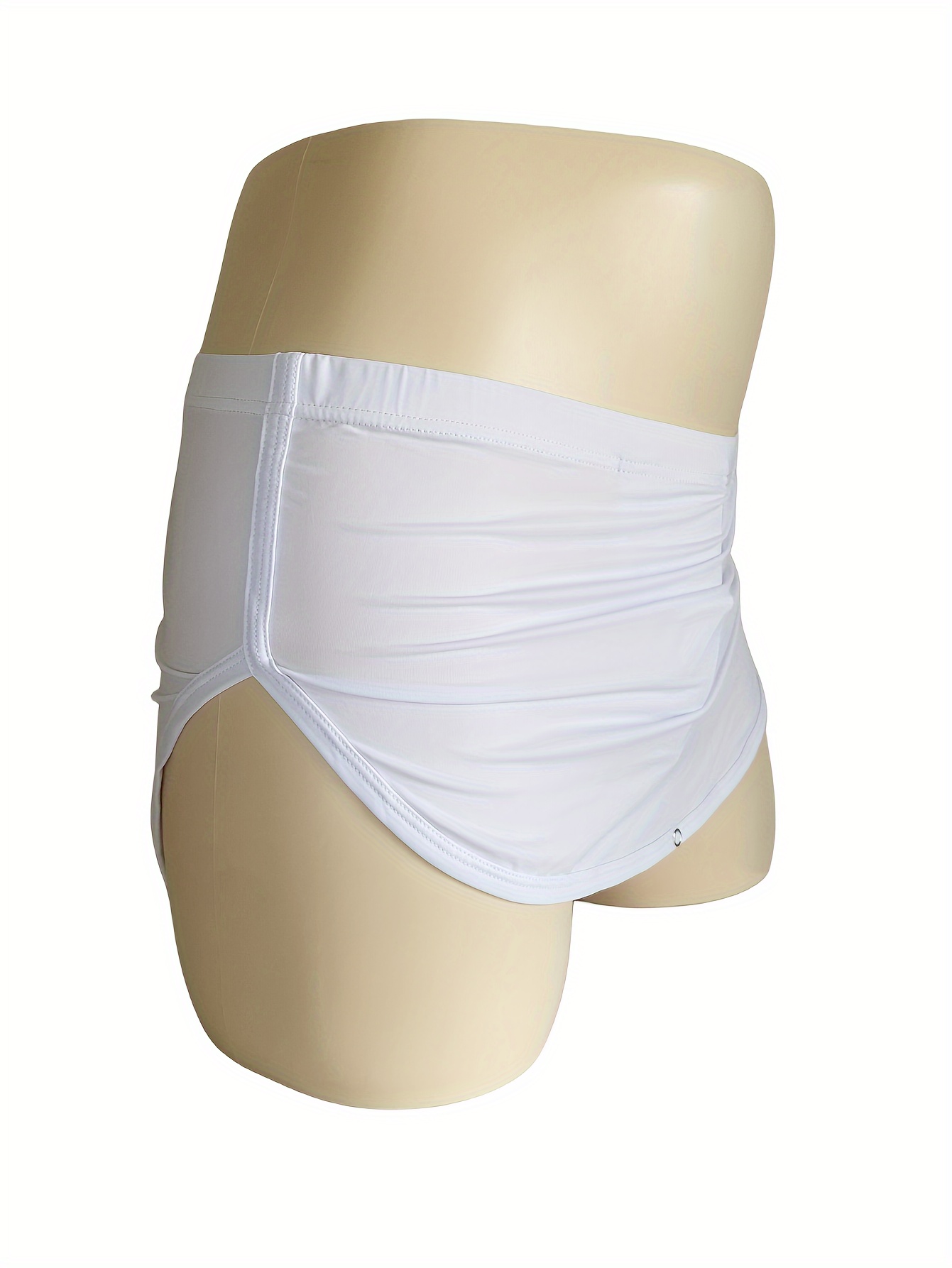 Men Underwear Briefs Ice Silk Panites Shorts Soft Solid Color