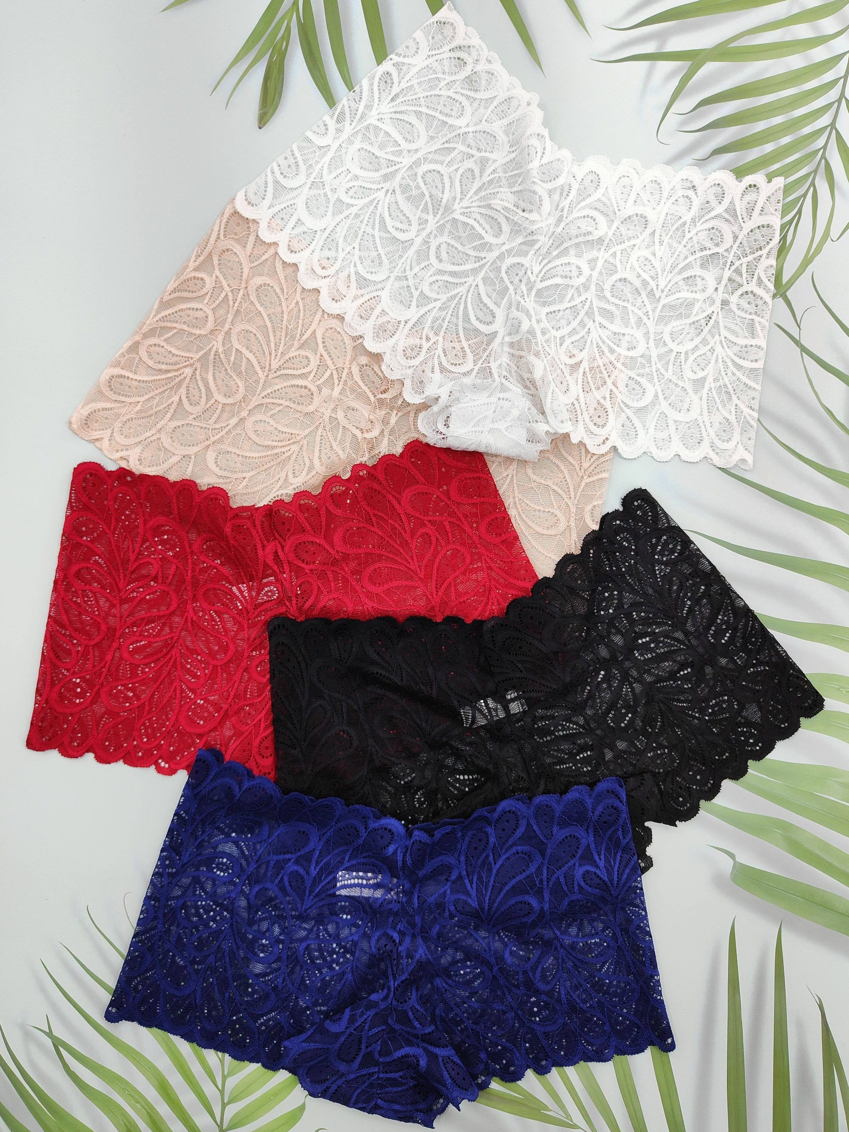 Simple Lace Bikini Panties Comfortable Sheer Classic Panties - Temu
