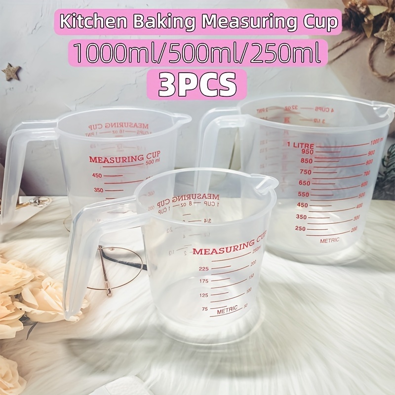Measuring Cups And Spoons Plastic Measuring Cup Set For Dry - Temu