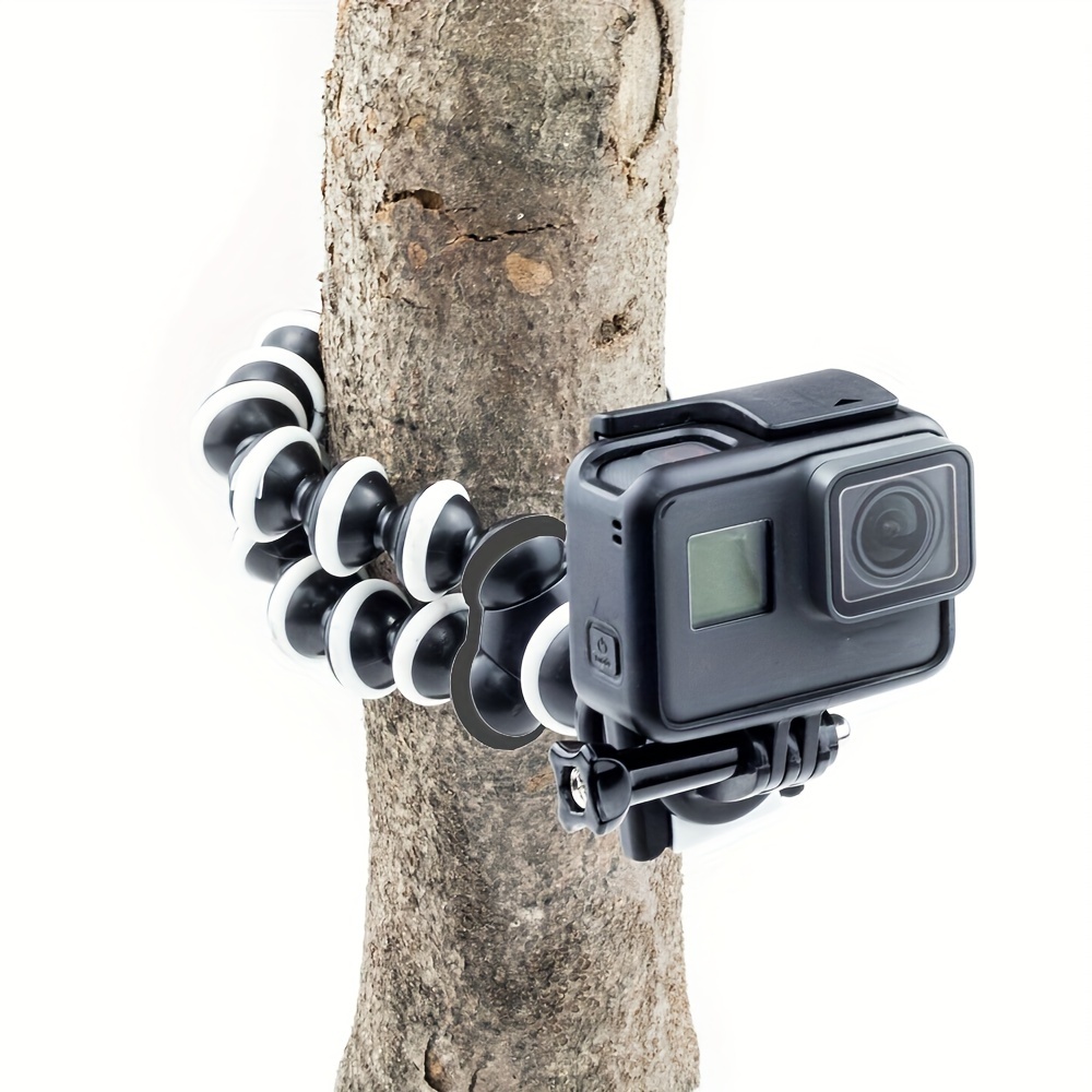 

Octopus Flexible Tripod Mount Stand For Gopro Hero 12 11 10 6 5 4 3 Action Camera