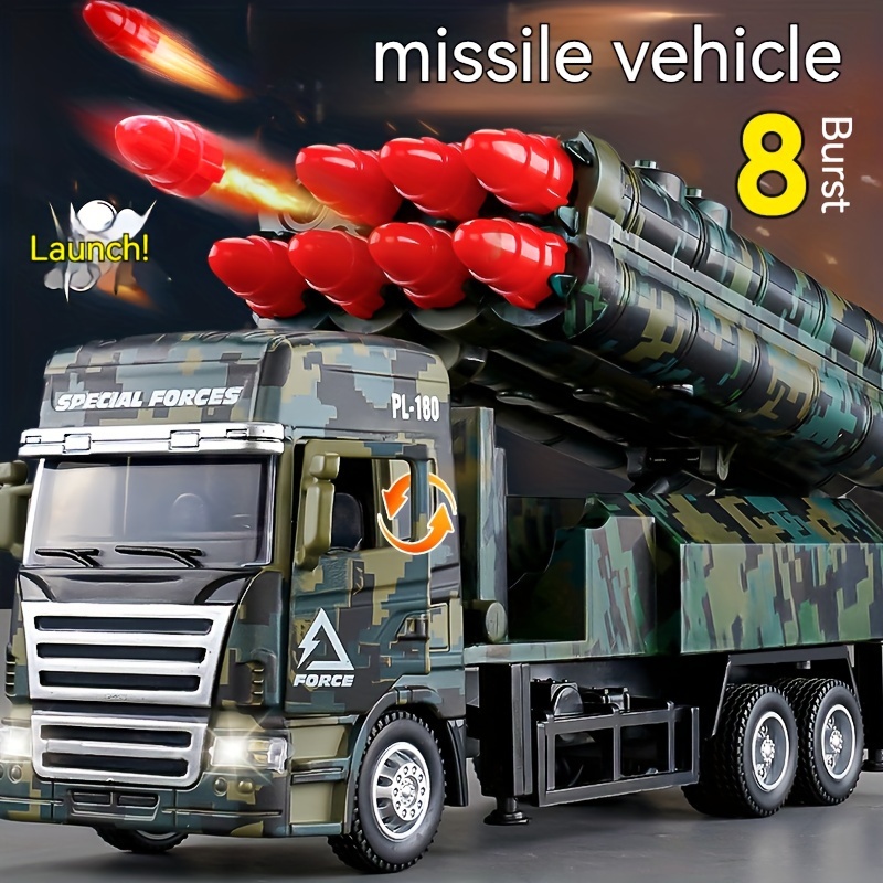 Simulation Air Defense Réservoir de missiles Voiture Militaire