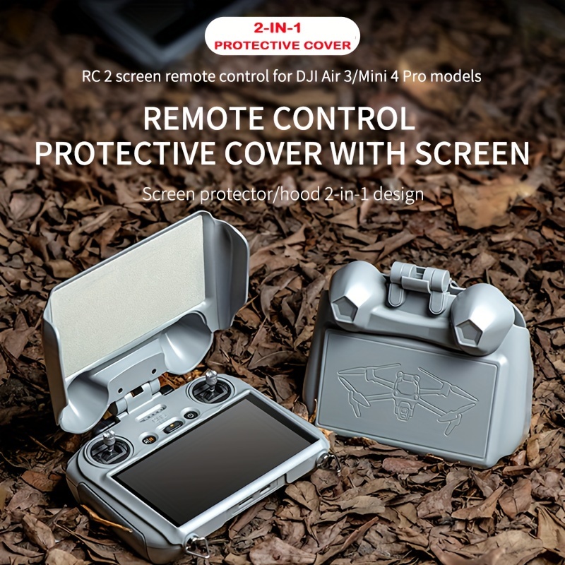 Protective Case for DJI RC 2 Remote Controller Sun Hood And Remote Cover  For DJI Air 3,Multifunctional 2-in-1 For DJI Mini 4 Pro Foldable Controller