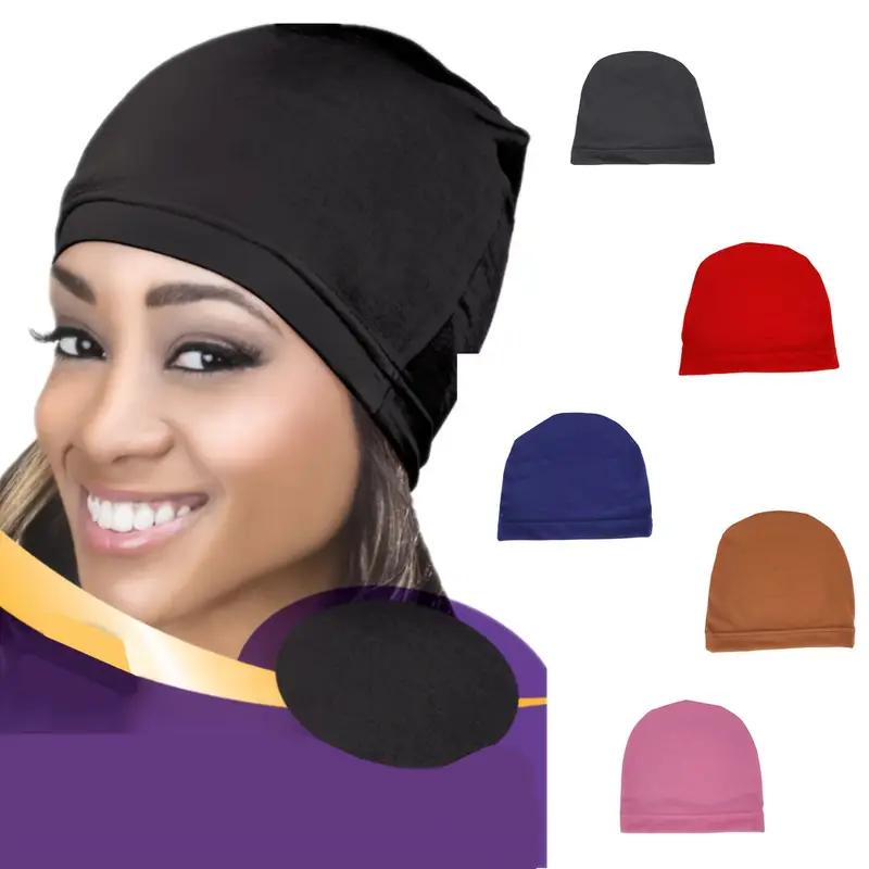 Touca De Banho, Touca De Seda Feminina, Touca De Elastano Durag Dome  Sedosa, Acessórios De Cabelo - Temu Portugal