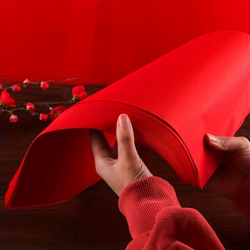 Origami Paper Double Sided Red Red - 240 mm - 50 sheets