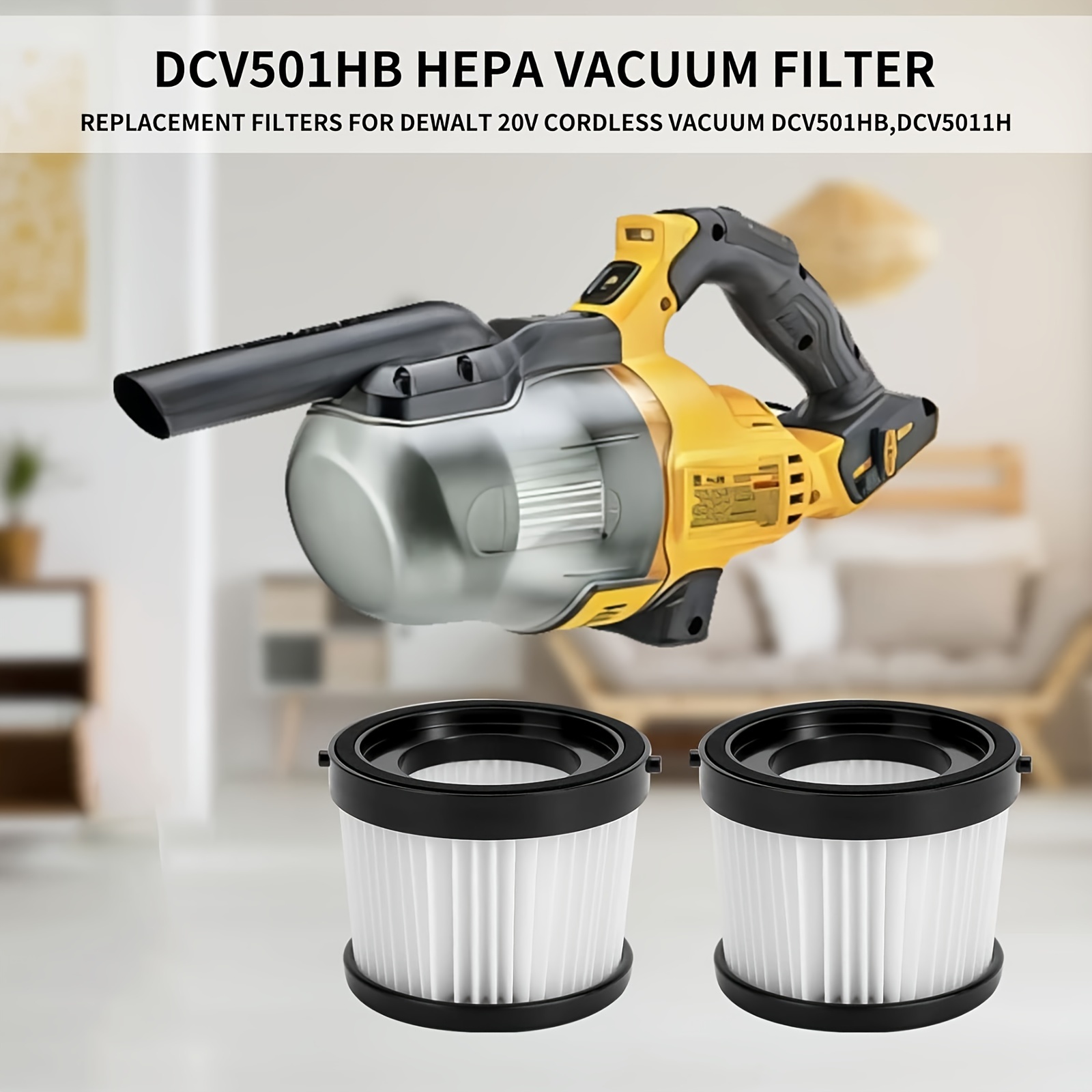 Paquete 2 Filtros Hepa Repuesto Dcv5011h Compatibles - Temu Mexico