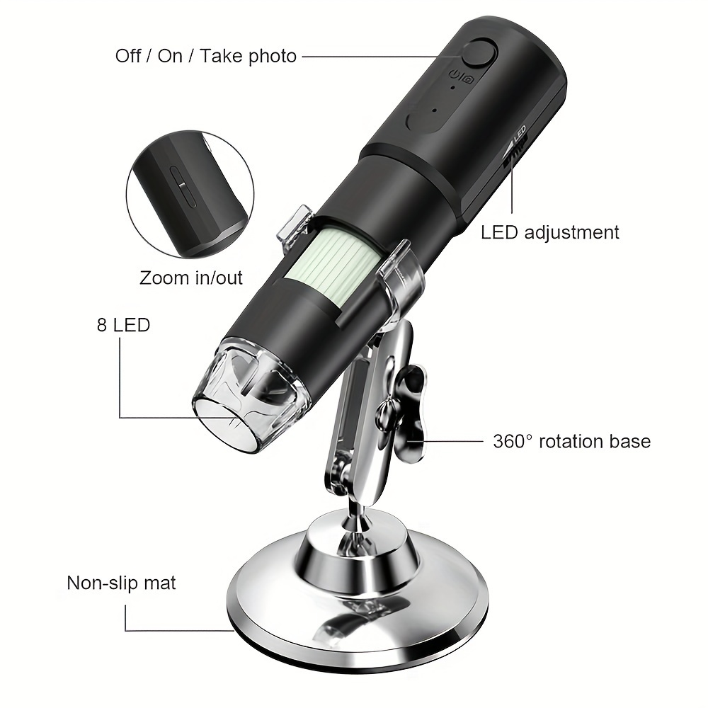 Usb Digital Microscope 1080p Electron Microscope 1000x - Temu