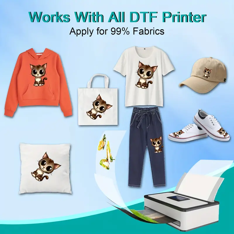 Dtf Transfer Film A3 Double sided Matte Transparent - Temu