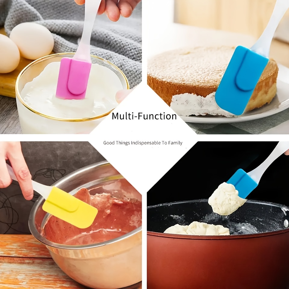 Silicone Jar Spatula, Food Grade Jam Spatula, Cake Cream Scraper, Kitchen  Baking Tools - Temu