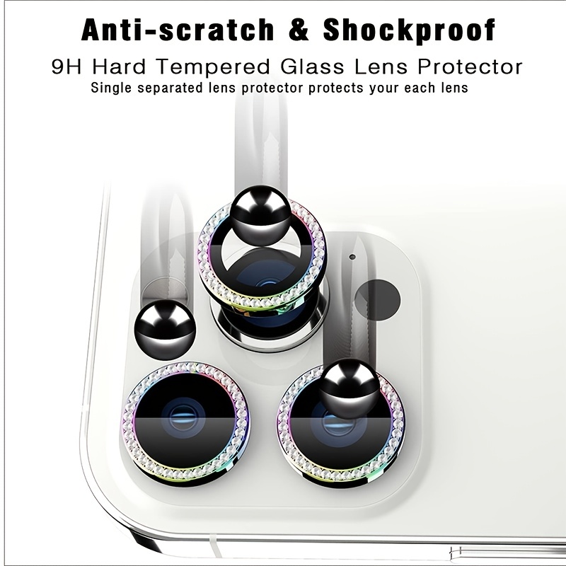 Case-Mate Lens Protector for iPhone 13 Pro and iPhone 13 Pro Max,  Ultra-High Clarity, Scratch-Proof Protection