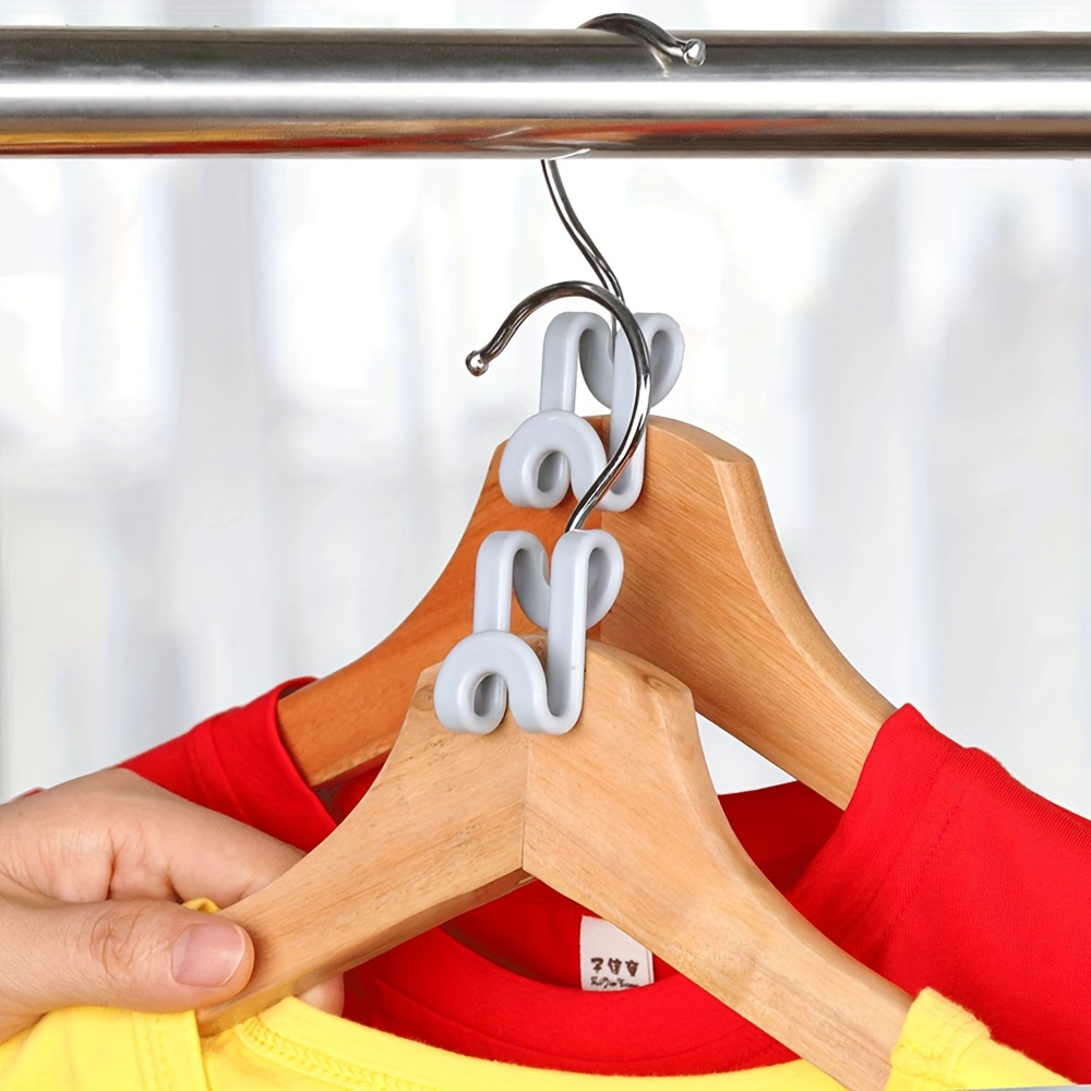 Clothes Hanger Connector Hooks Clothes Matching Cascading - Temu