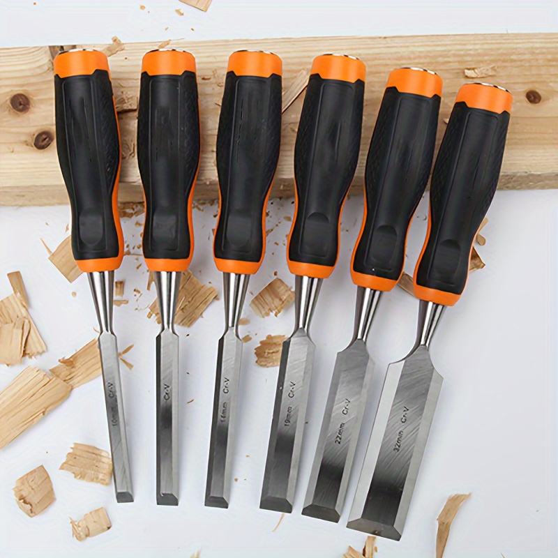 4pcs Wood Chisels Set Sharp Chrome-vanadium Steel Wood Carving Chisels With  Beech Handles Ergonomic Wood Carving Tools For Carpentry Woodworking  Hobbyist Craftsman, Check Out Today's Deals Now