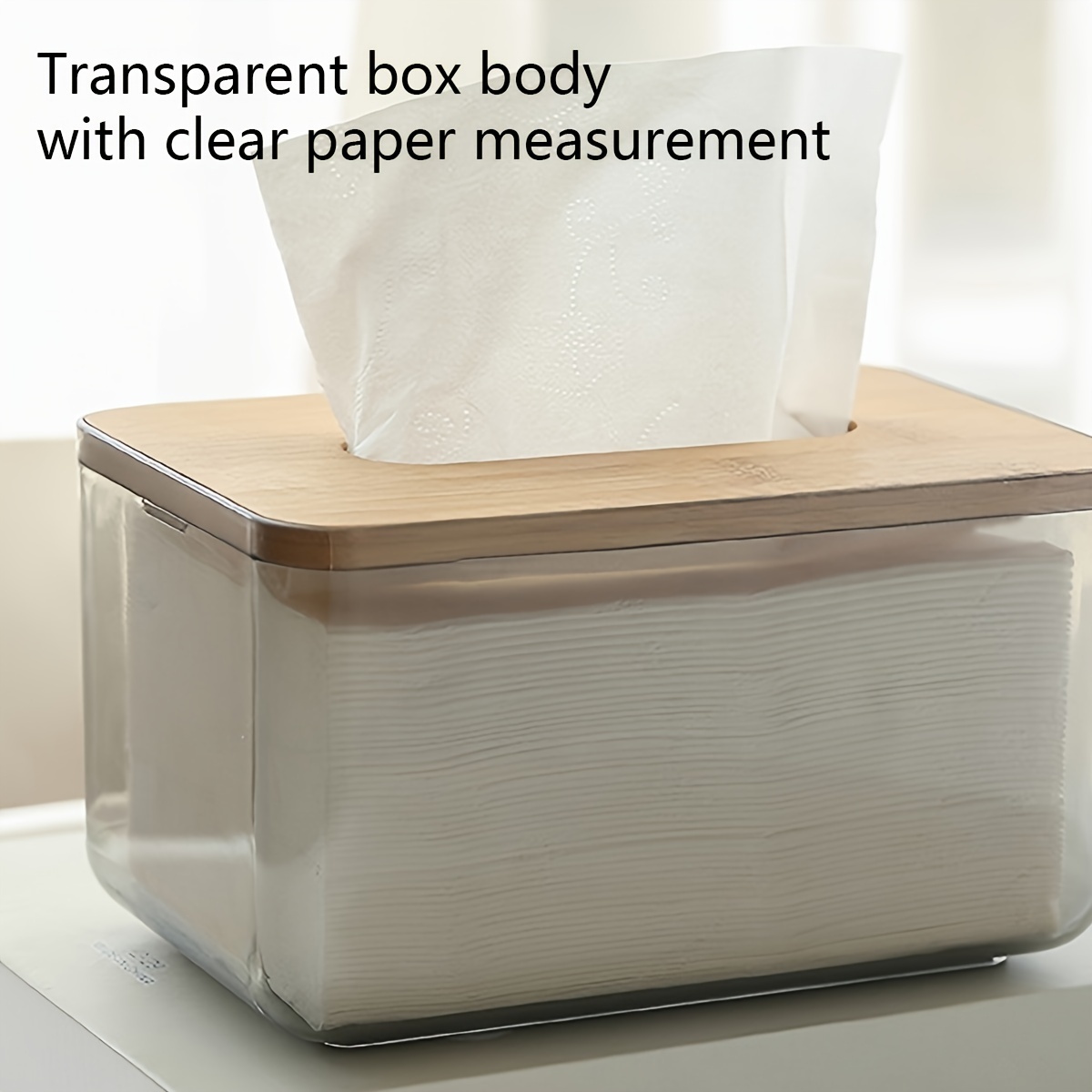 8 1pc Wall Mounted Tissue Box Durable Paper Holder Storage Case