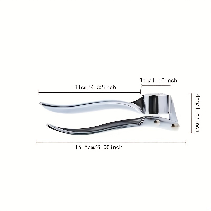 Zinc Alloy Garlic Press and Masher