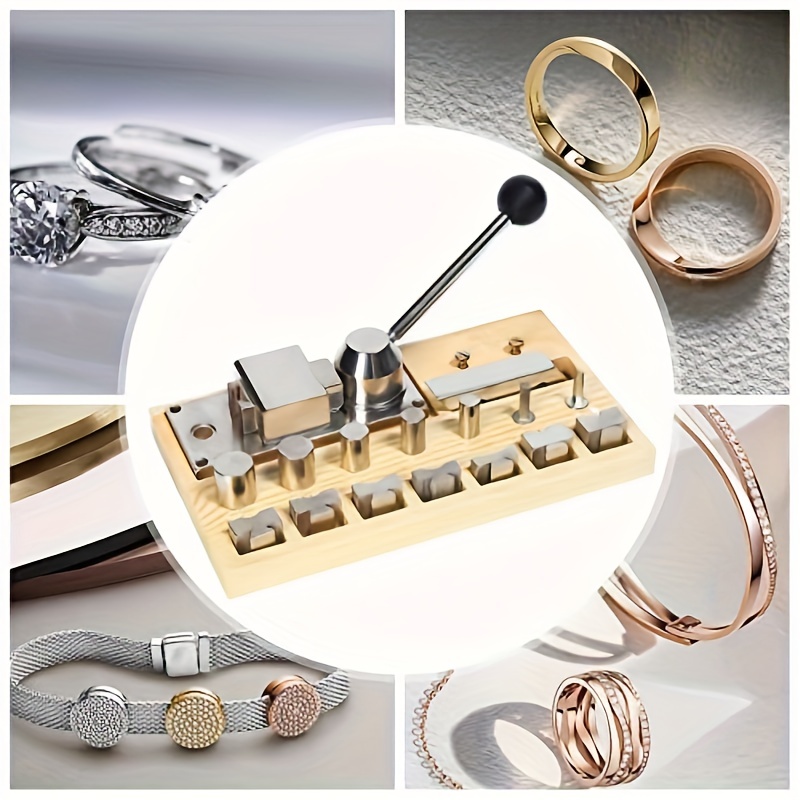 Wooden/metal Ring Bending Machine 6 Sizes Jewelry Ring Bender Maker Tool  Set For Earrings Finger Ring Jewelry Making Beginners Friendly - Temu  Belgium