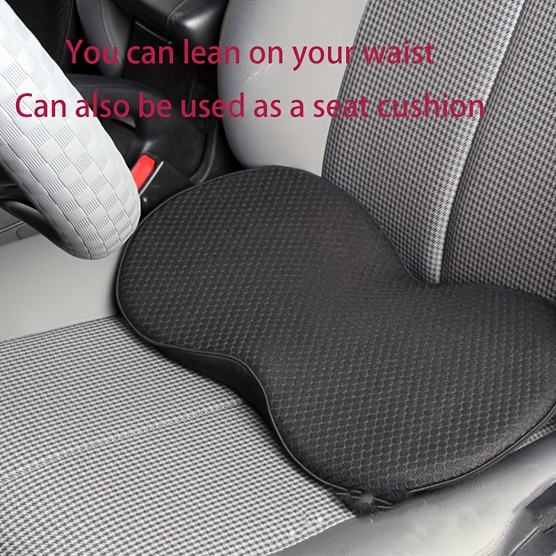 1pc car seat cushion, relieve fatigue and increase the height of car  driving seat cushion, car small waist cushion for four seasons