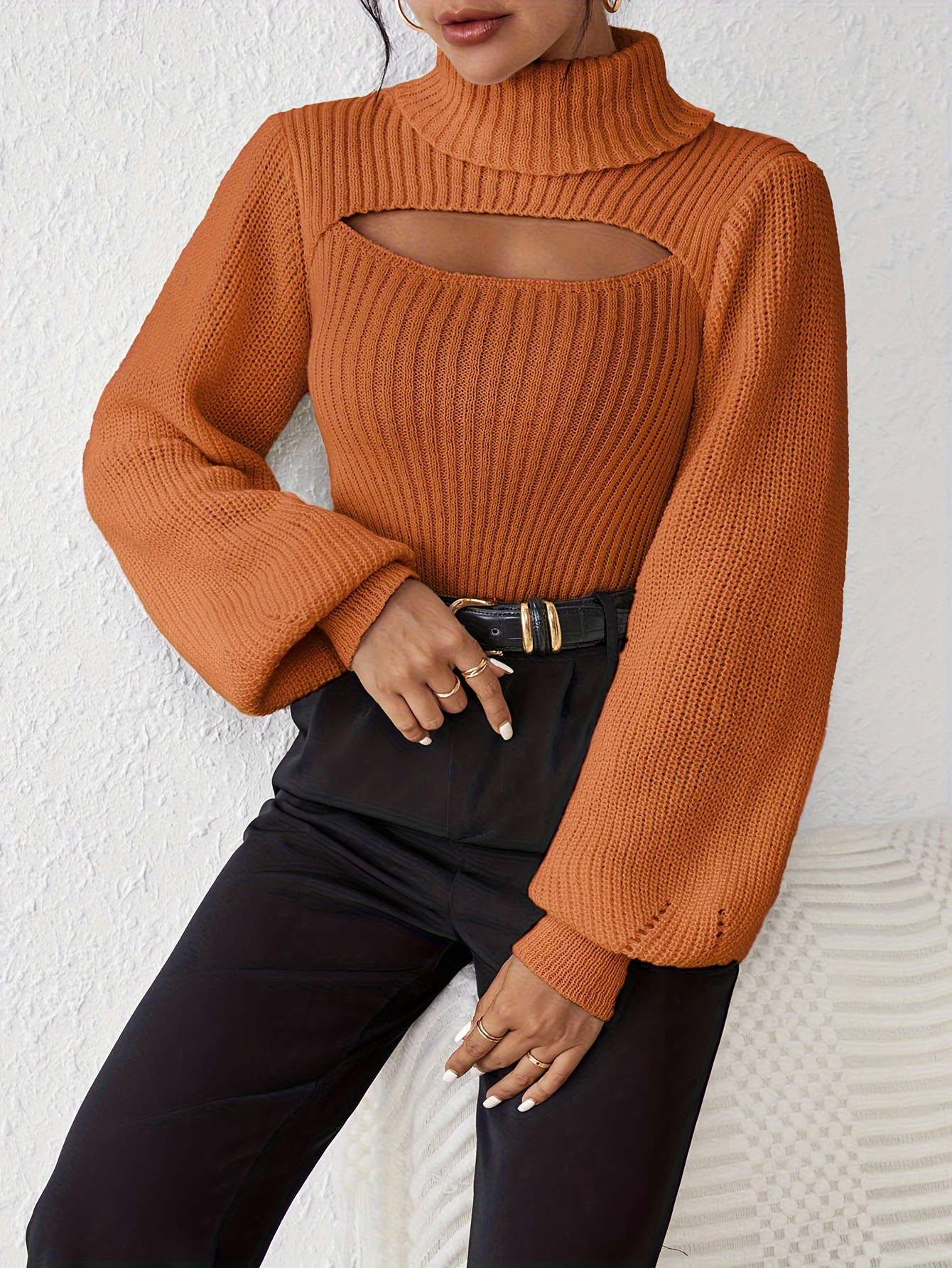 Sexy hot sale turtleneck sweater