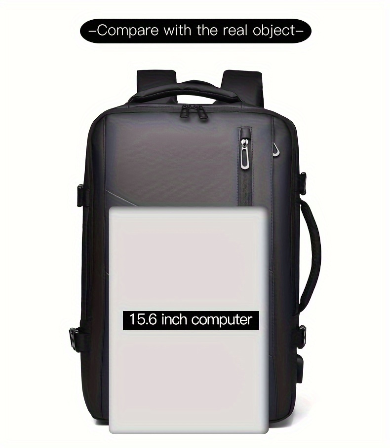 Mochila de viaje multifuncional para aventuras al aire libre, bolso de mano, mochila de senderismo, equipaje con múltiples bolsillos, gran capacidad, diseño simple y elegante, ideal para viajes de negocios o transporte diario