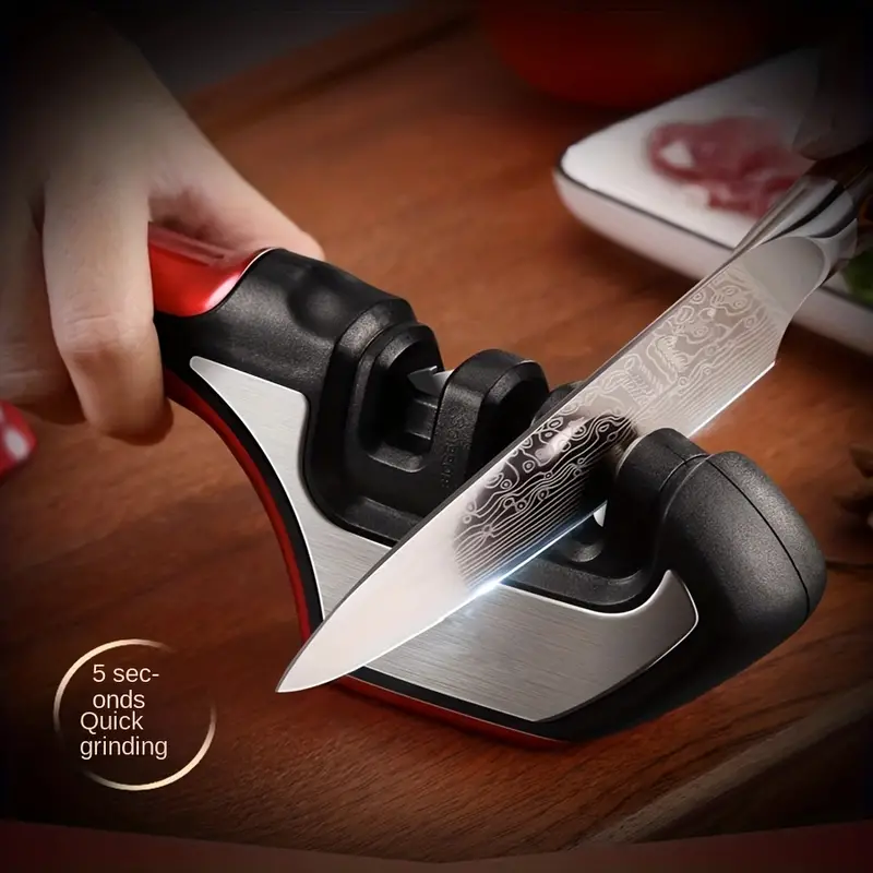 Knife Sharpener 3 in 1 Portable Knife Sharpener Three Stage - Temu