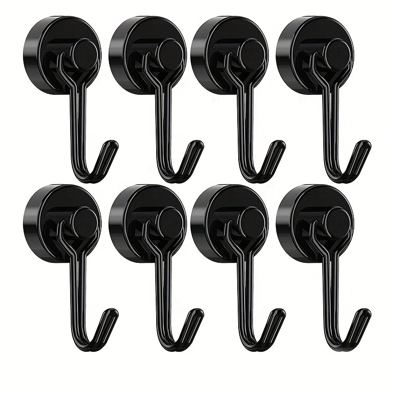  100 LBS Magnetic Hooks Heavy Duty for Cruise Cabins  Refrigerator Fridge Hanging Grill Tools Purse Magnet Hooks Strong Magnets  with Hooks Black Magnetic Hook Hanger Swing for Kitchen Classroom :  Industrial