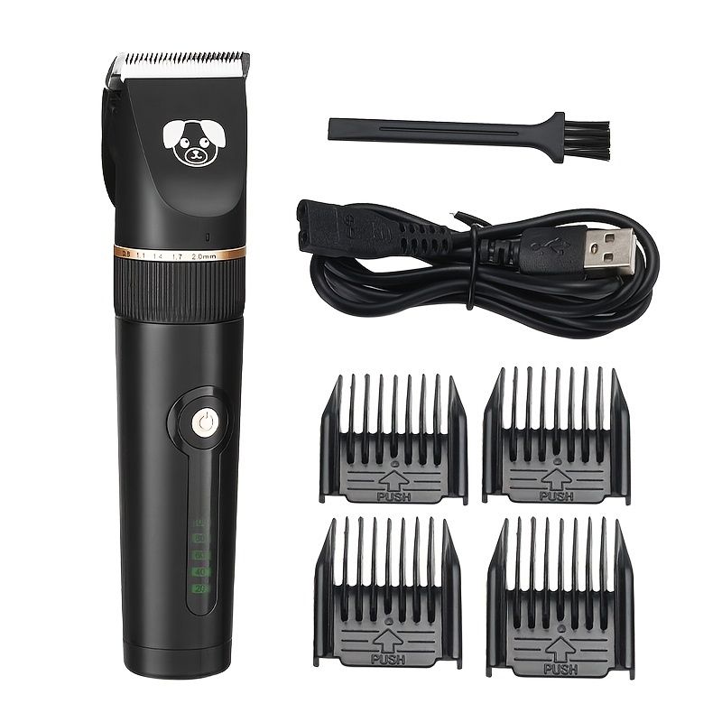 Cat Dog Hair Clipper Grooming Kit Rechargeable Pet Hair Trimmer Animals  Hair Cutting Machine | Free Shipping For New Users | Temu