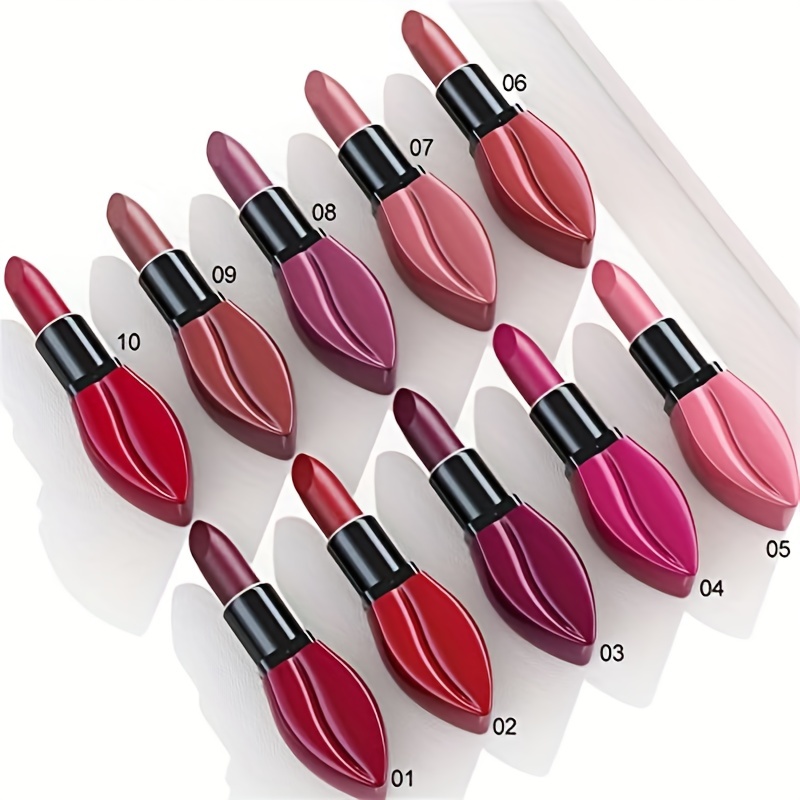 Matte Velvet Gloss 10 Colors Long Lasting Moisturizing Waterproof Gift For Women