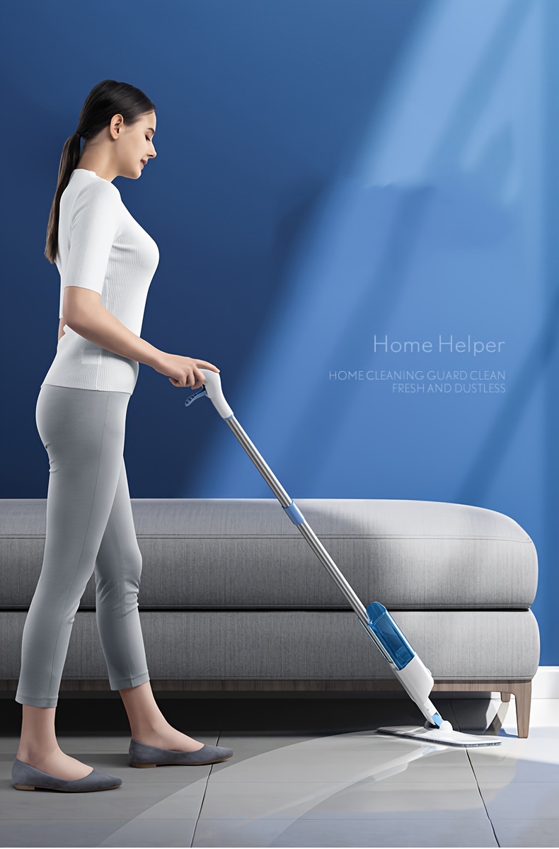 1 Spray Mop With Scraper For Window Cleaning And Mopping - Temu