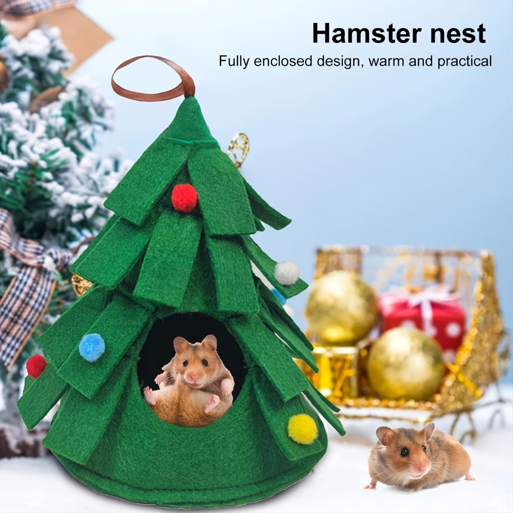 christmas hamster house