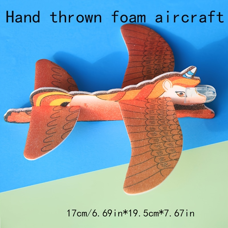 DIY Hand Throw Flying Glider Planes, Espuma Avião, Fontes do