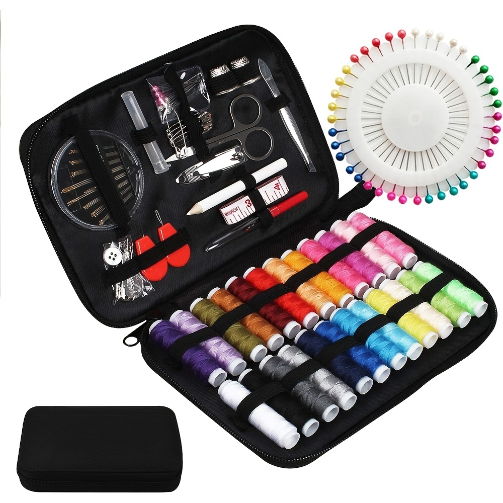 Sewing Kit With Sewing Accessories Bobbins Of Thread Large Format Premium Sewing  Kit For Beginners