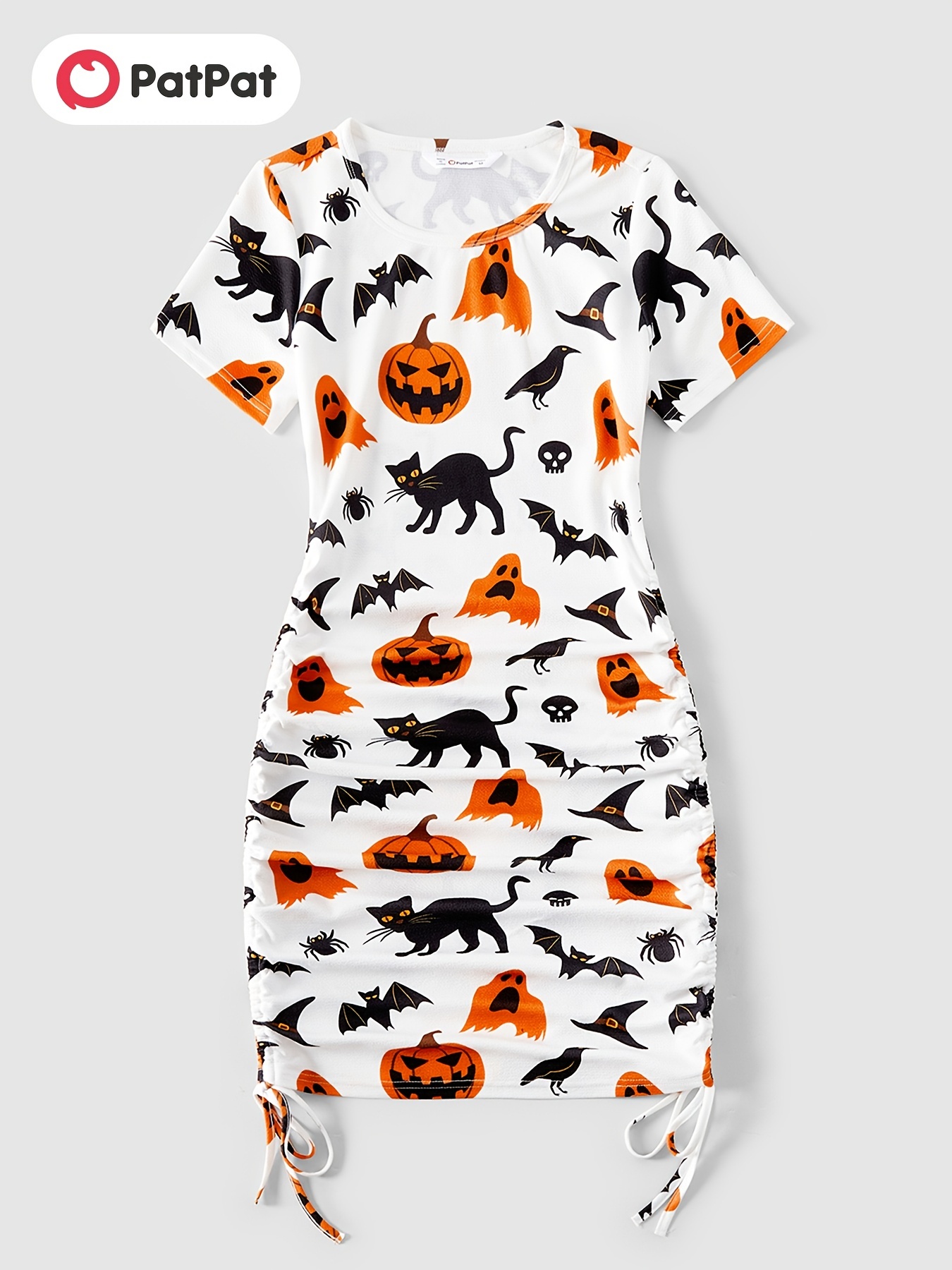 Halloween Party Family Matching Cotton Bat Graphic Short*sleeve T