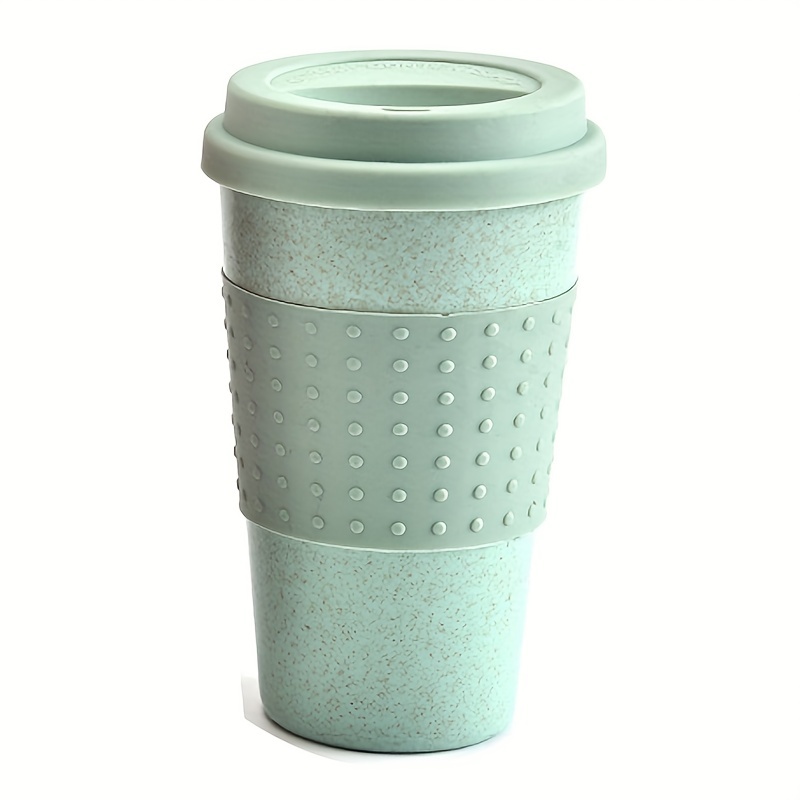 Reusable Sustainable To-Go Travel Coffee-Cup - Ecoffee Cup - Portable Cups  With No Leak Silicone Lid - Dishwasher Safe (13.5oz) 