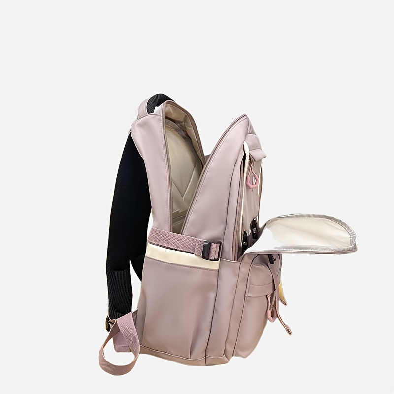 Large-capacity Schoolbag Men's Backpack, High School Fashion Trendy Campus  Backpack Junior High School Student Backpack - Temu