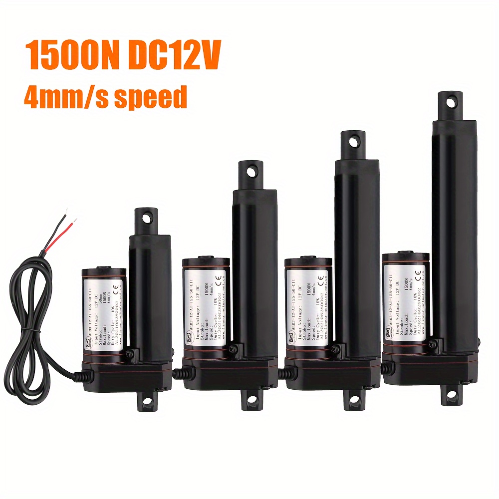 Actuador Lineal 12v 900n 50mm 100mm 150mm 200mm 250mm - Temu Chile