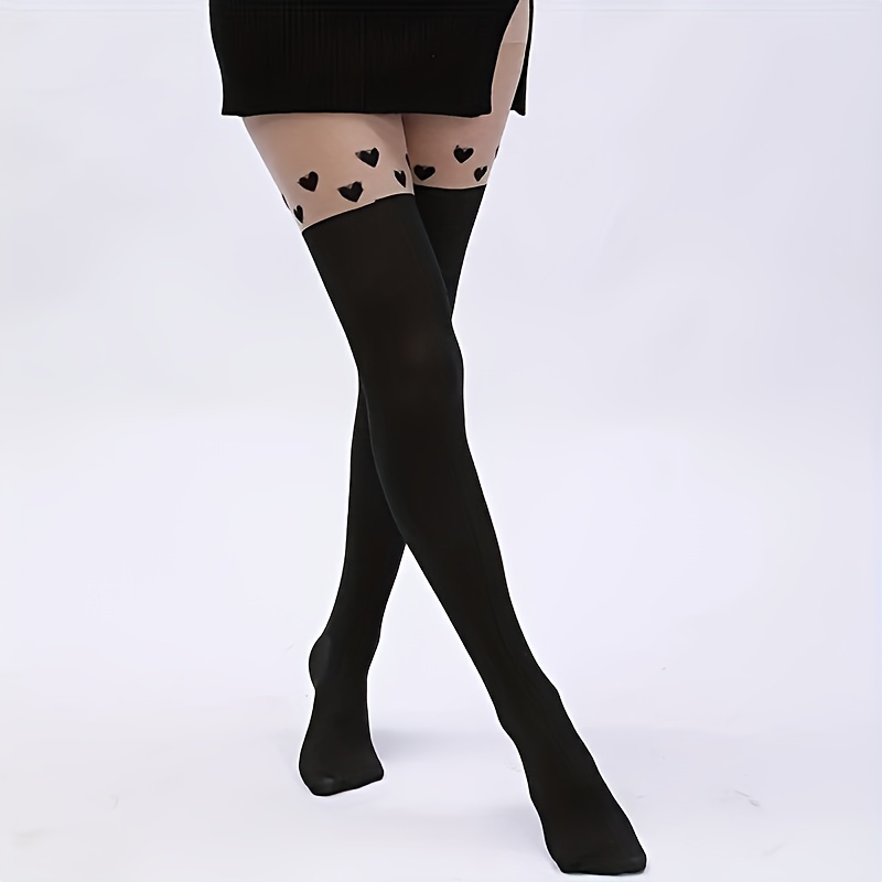 Girls Heart Lace Pantyhose Breathable Comfortable Stocking - Temu