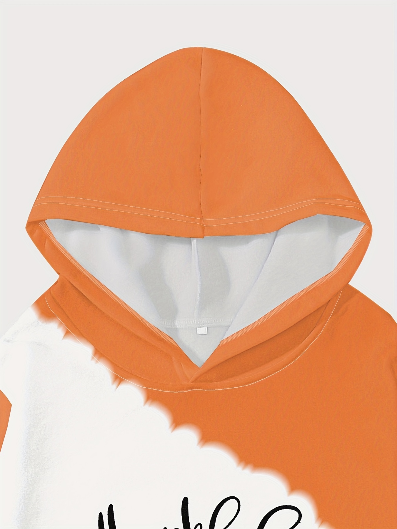 Color Block Moon Print Drawstring Hoodie, Casual Long Sleeve Kangaroo  Pocket Hoodie Sweatshirt, Women's Clothing