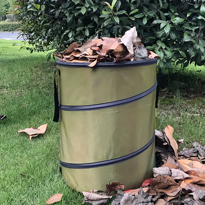 Garden Trash Can Folding Trash Can Garden Storage Fallen Capacity