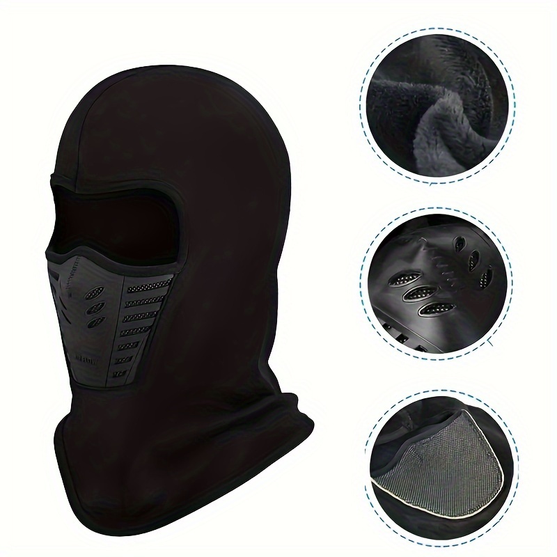 Men And Women Warm Mask Freely Adjust The Tightness For Skiing